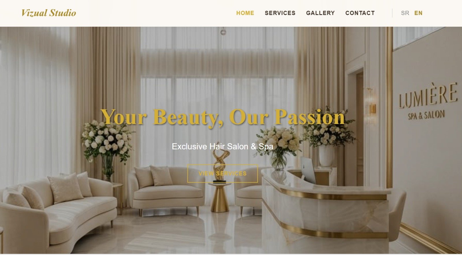 Simple html website